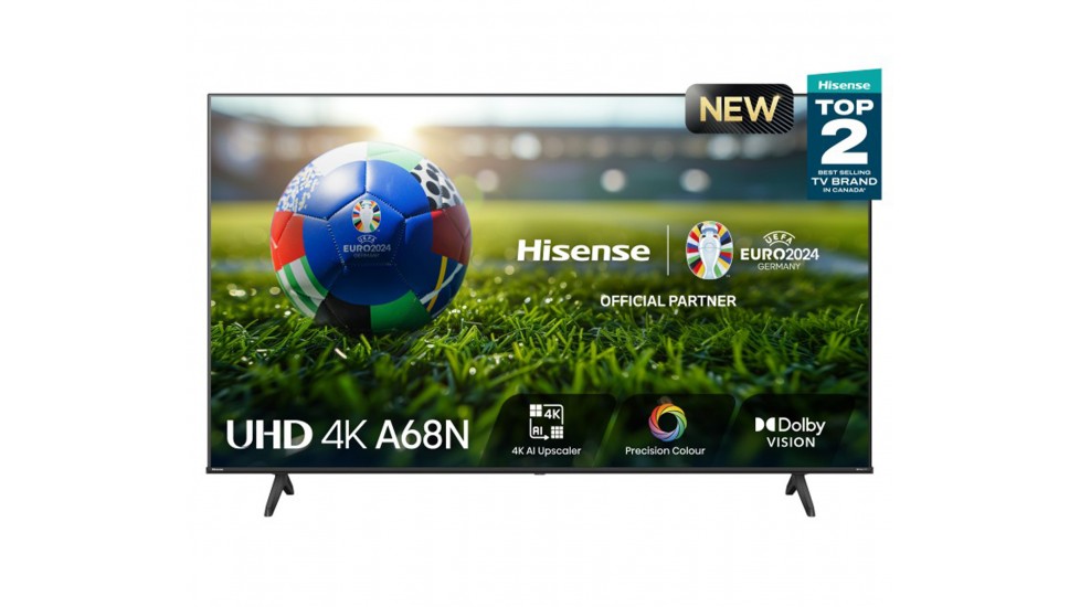 43A68N Hisense téléviseur intelligent LED 4K A68 de 43 po