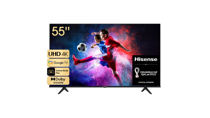 55A68H Hisense téléviseur intelligent LED 4K A68 de 55 po