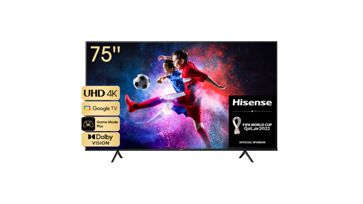 75A68H Hisense téléviseur intelligent LED 4K A68 de 75 po